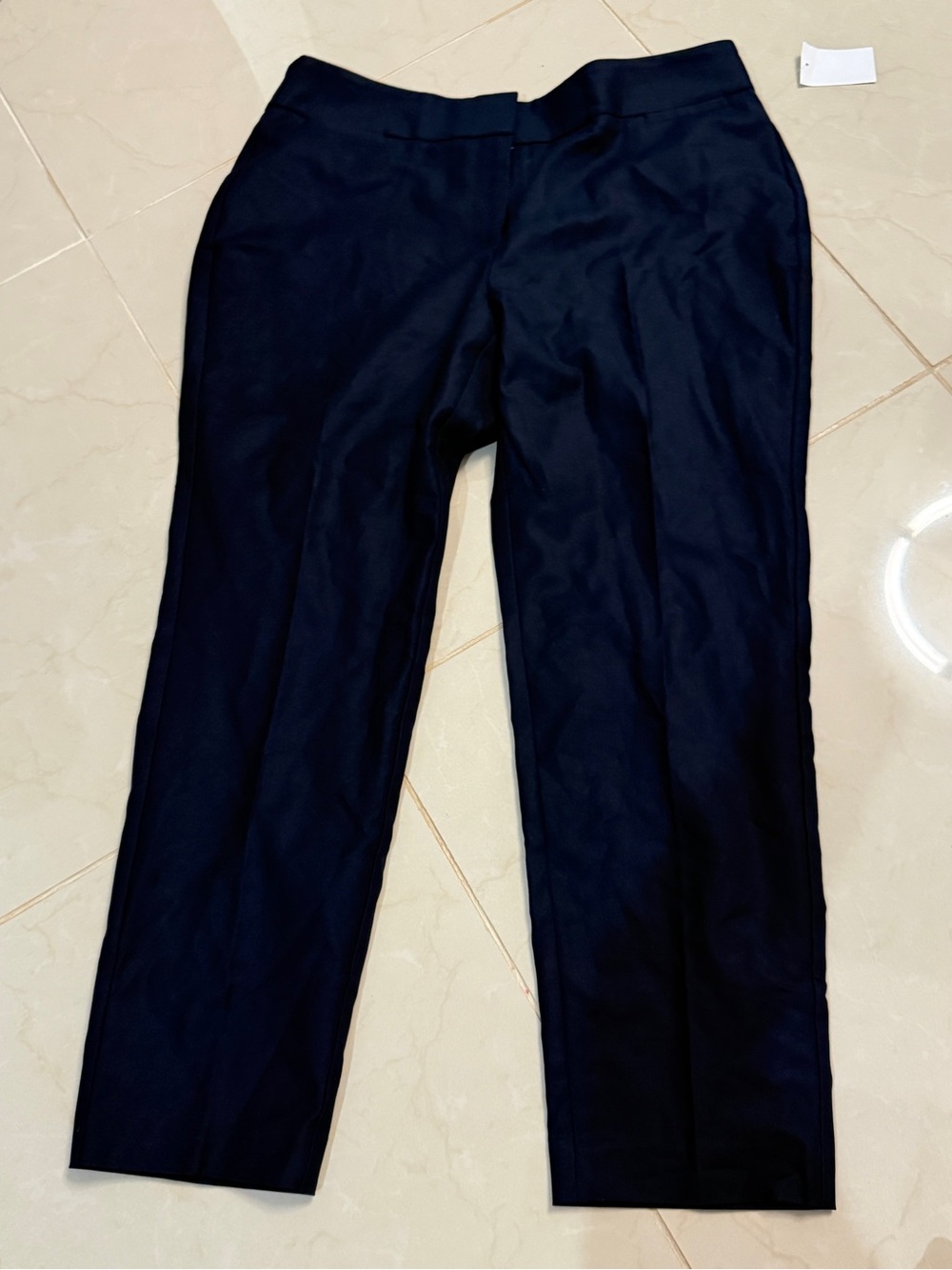 The limited women Black Dress Pants Navy size 10p skinny NWT